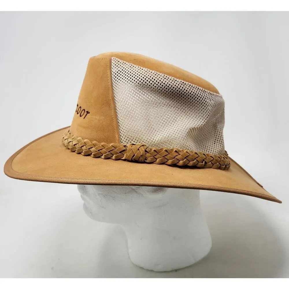Dorfman Pacific DPC Soaker Hat Mens L/XL Wide Brim Brown Golf Hat Lake Dartmoor